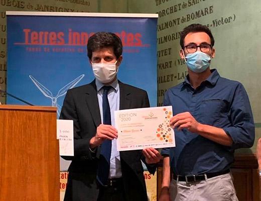 Adrien Gannac, gagnant du concours Graine d'Agriculteur