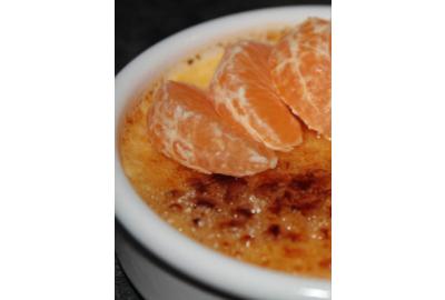 Crème brûlée à la Mandarine de Menton