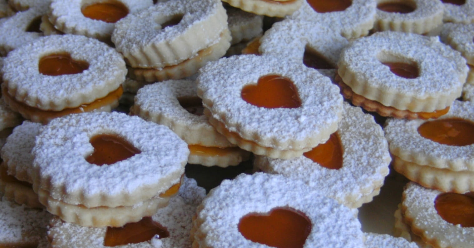Biscuits sablés à la confiture