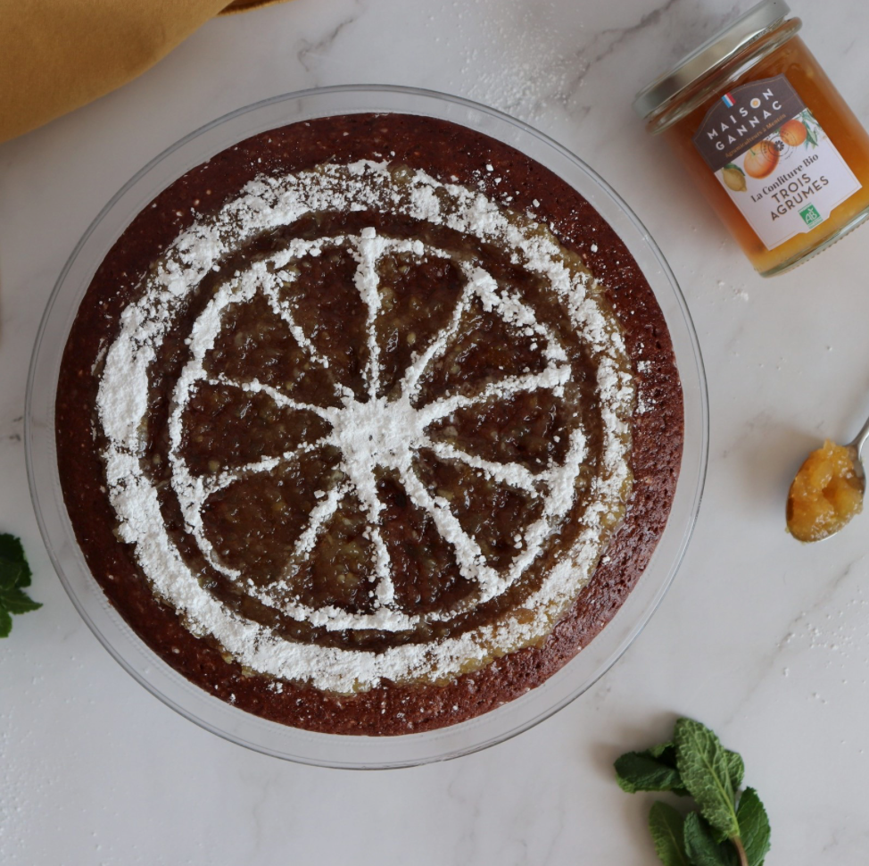 Moelleux chocolat et trois agrumes