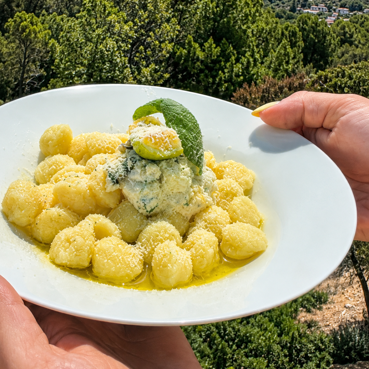 Gnocchetti sauce ricotta et Citron de Menton IGP confit