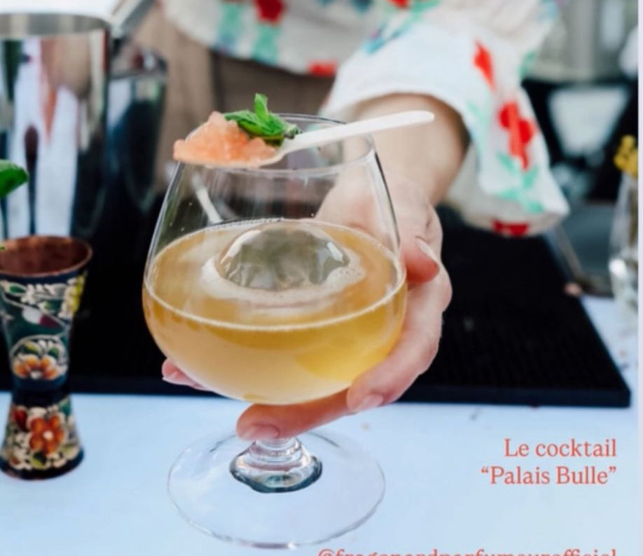 Le cocktail « Palais Bulles » : la création de Juliette Cothenet pour les 100 ans de Fragonard