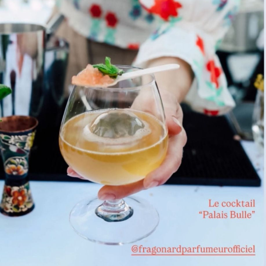 Le cocktail « Palais Bulles » : la création de Juliette Cothenet pour les 100 ans de Fragonard