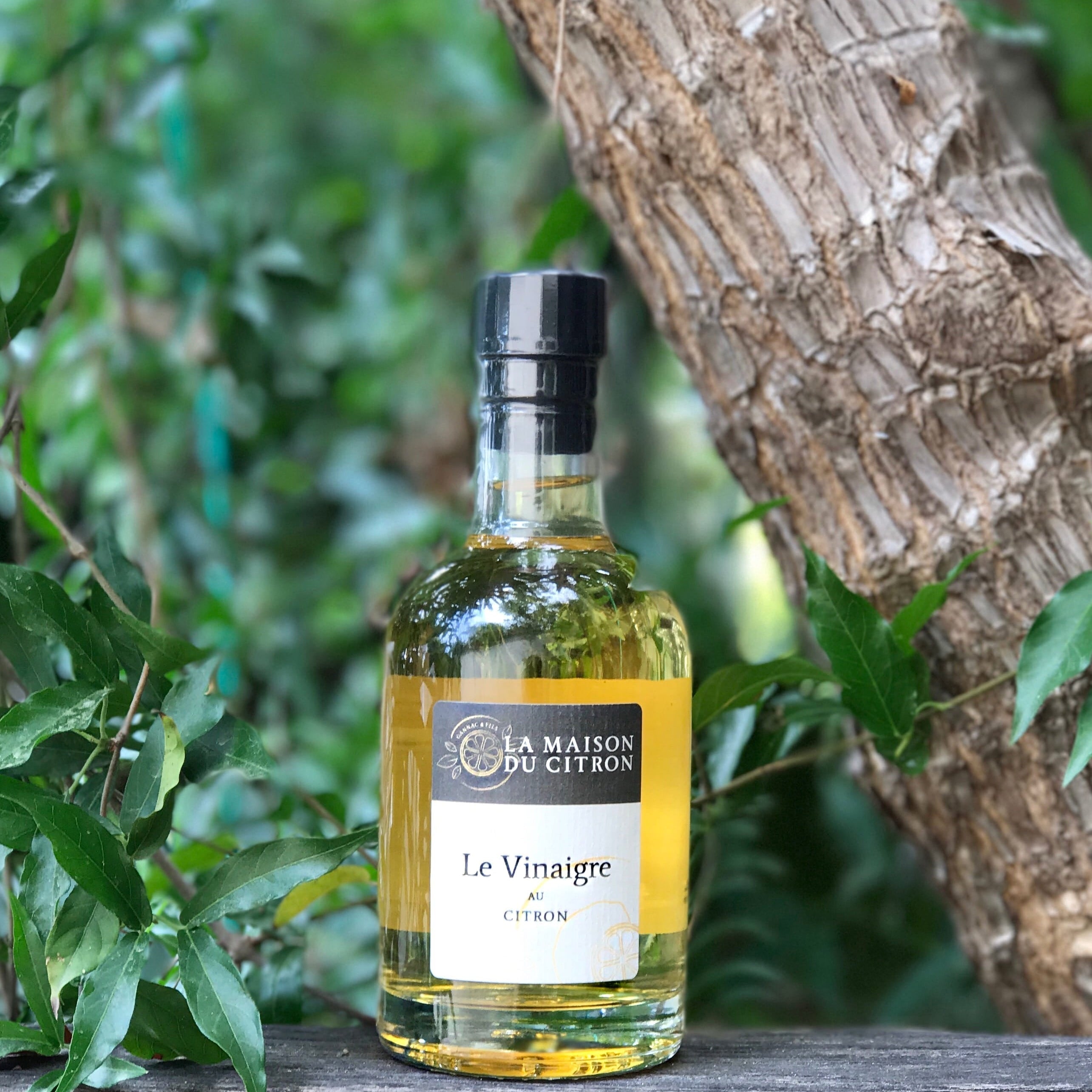 Des créations artisanales : le vinaigre BIO au citron de menton IGP