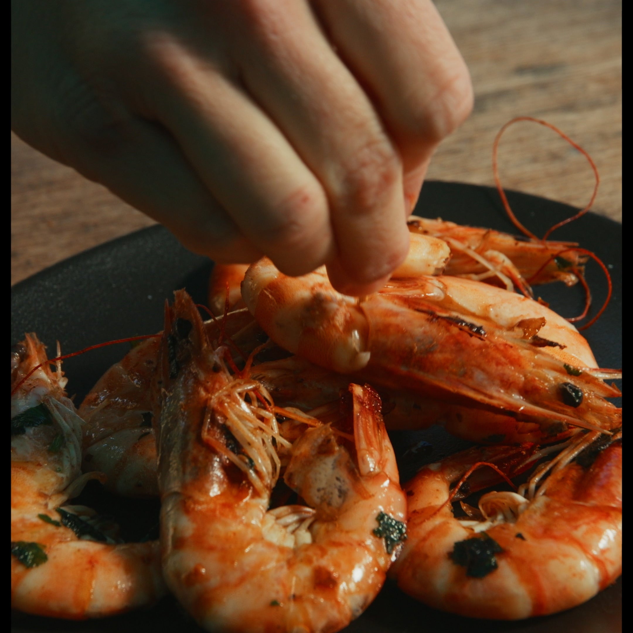 Crevettes poêlées à l’Huile d’Olive & Citron de Menton IGP