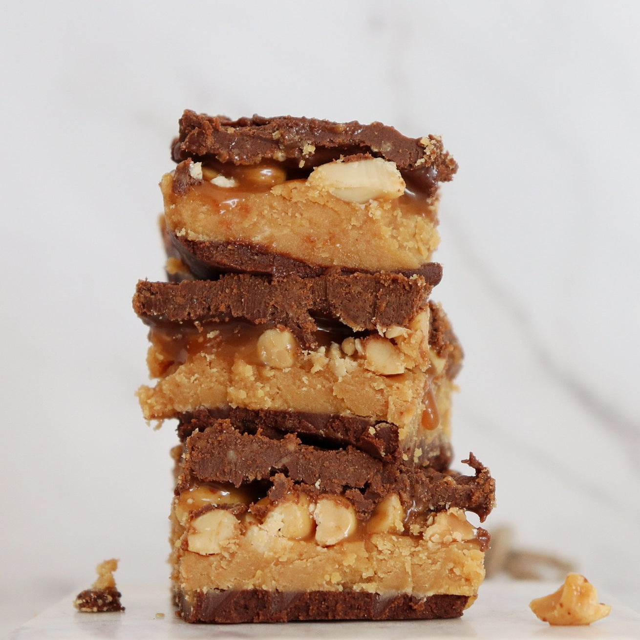 Barre choco-caramel au Citron de Menton