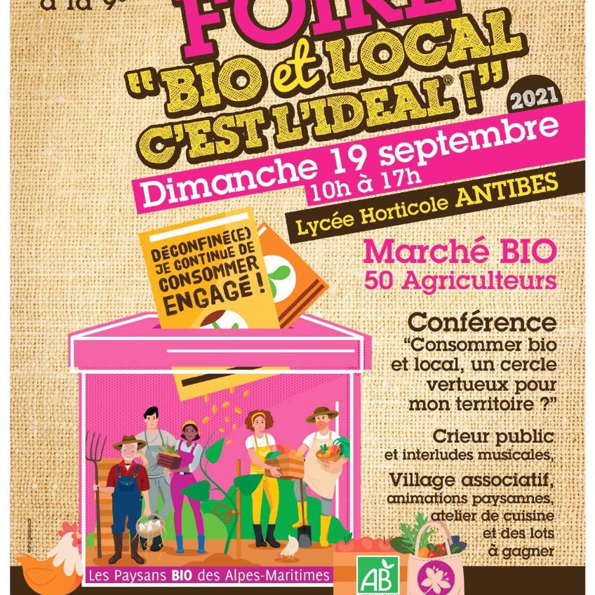 La Maison du Citron à la foire bio et locale d’Antibes