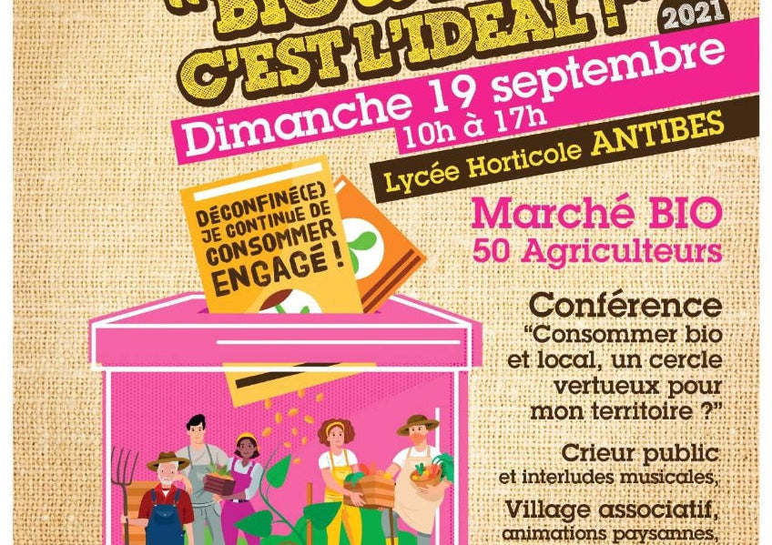La Maison du Citron à la foire bio et locale d’Antibes