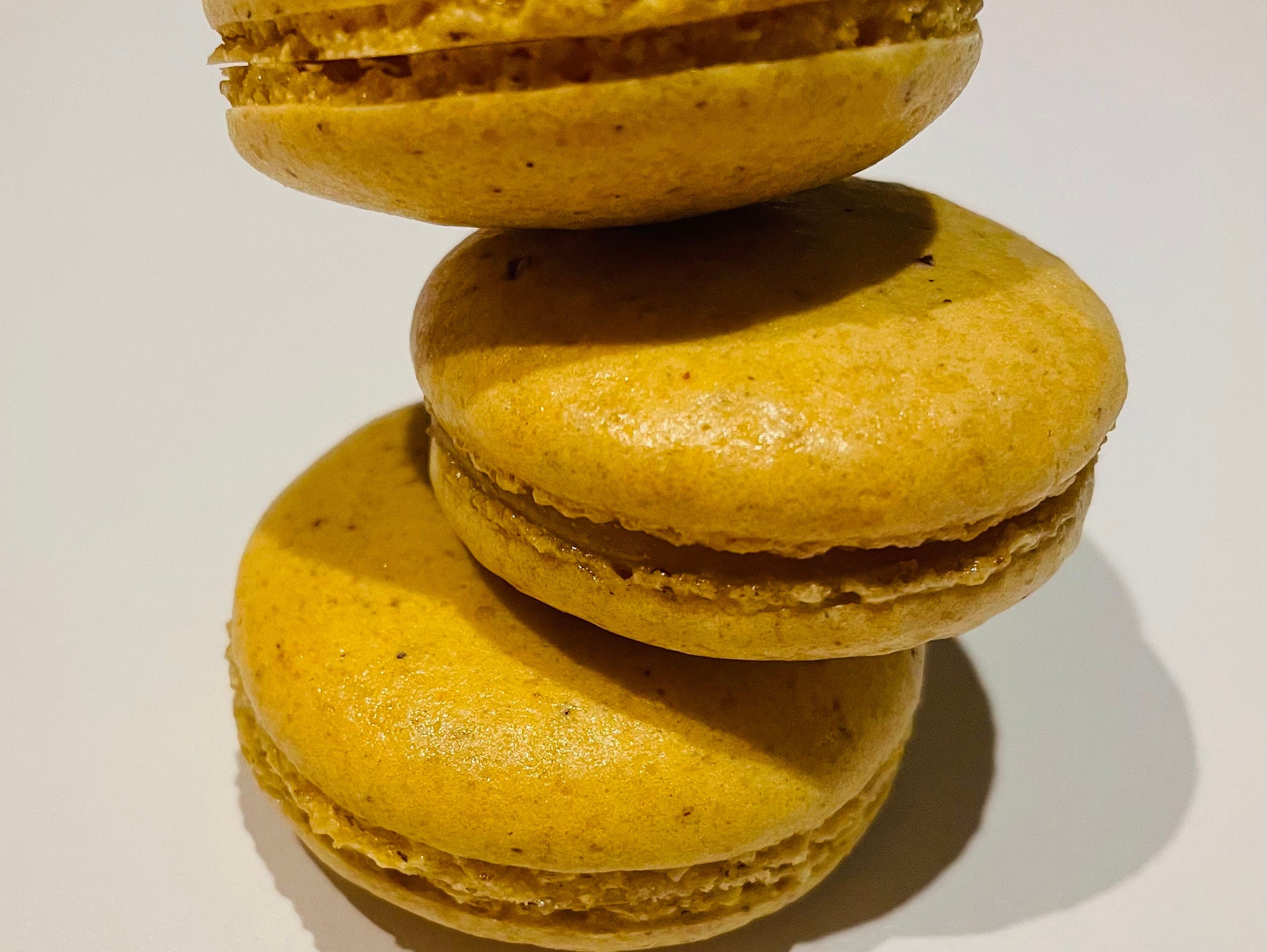 Macarons au Foie Gras avec un insert Kumquat