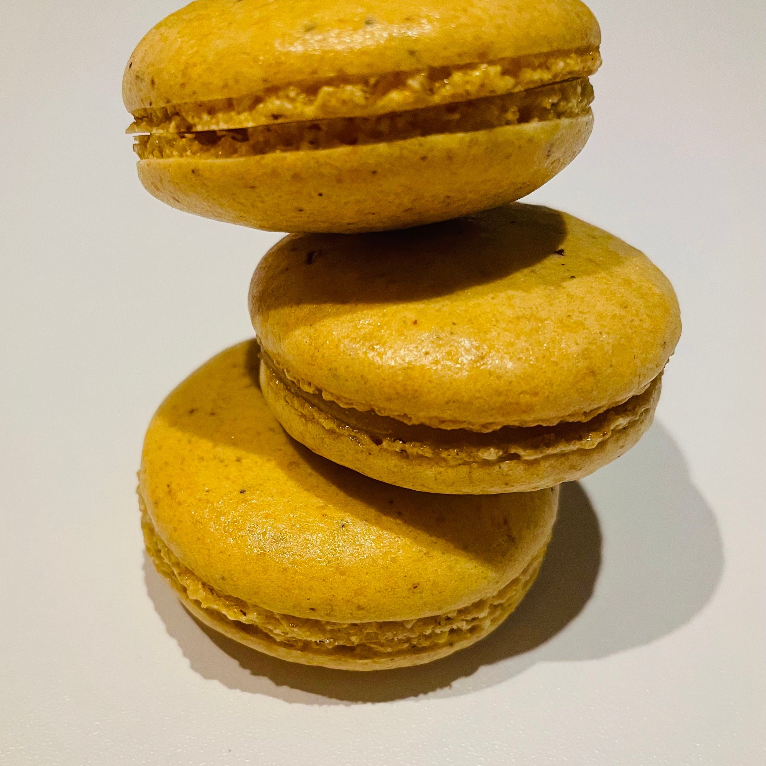 Macarons au Foie Gras avec un insert Kumquat