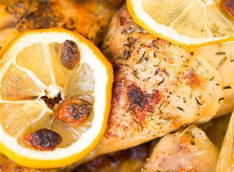 Recette poulet aux Citrons de Menton