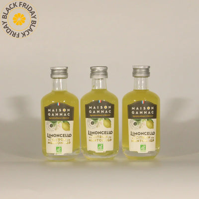 3 bouteilles : Limoncello Bio au Citron de Menton 5cl