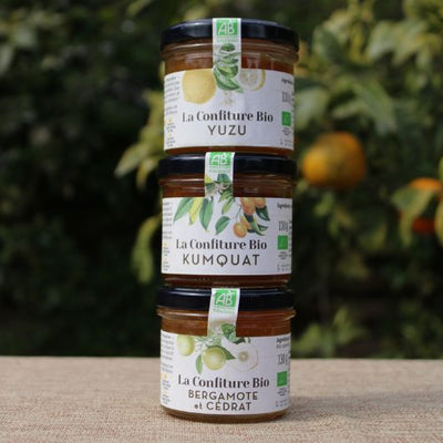 3 Confitures d’agrumes bio d'exception : kumquat, yuzu, bergamote & cédrat
