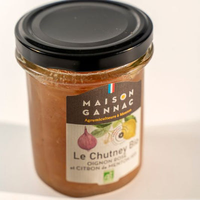 Chutney Bio Oignon rose et Citron de Menton