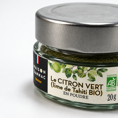 Le Citron de vert (lime de Tahiti BIO) en poudre