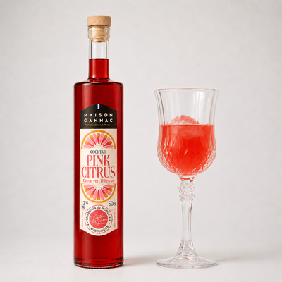 Cocktail PINK CITRUS - Citron vert Hibiscus