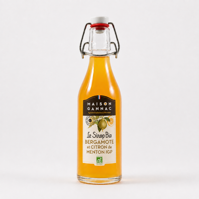 Sirop Bio - Bergamote et Citron de Menton IGP