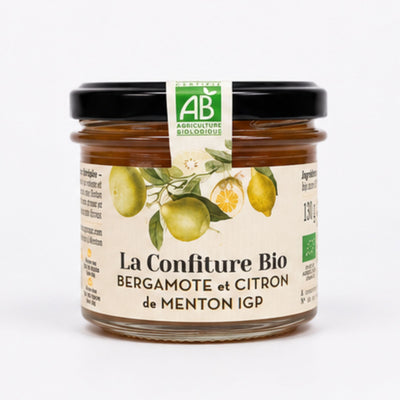 Confiture Bio - Citron de Menton IGP et Bergamote