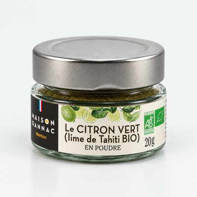 Le Citron de vert (lime de Tahiti BIO) en poudre