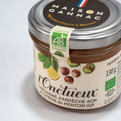 L'Onctueux BIO - Châtaigne d'Ardèche AOP et Citron de Menton IGP