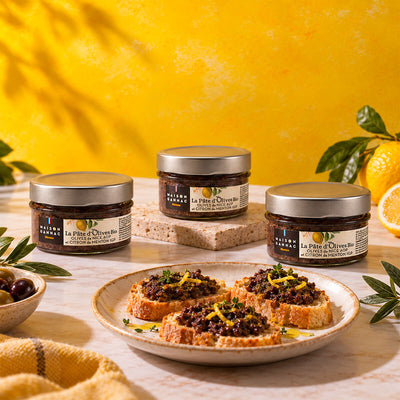 Pâte aux Olives BIO - Olives de Nice AOP et Citron de Menton IGP (X3)