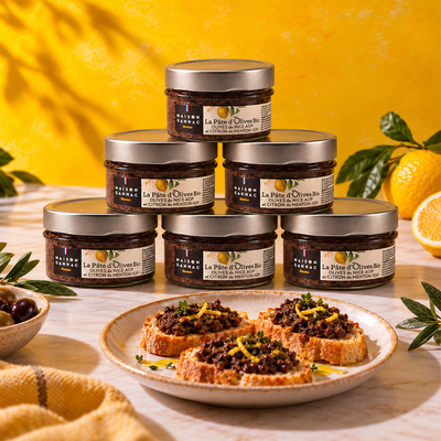 Pâte aux Olives BIO - Olives de Nice AOP et Citron de Menton IGP (X6)