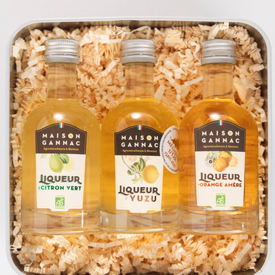 Coffret - Trio de liqueurs (Citron vert, Yuzu, Mandarine)