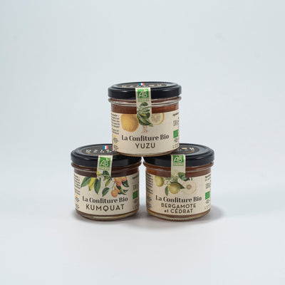 3 Confitures d’agrumes bio d'exception : kumquat, yuzu, bergamote & cédrat