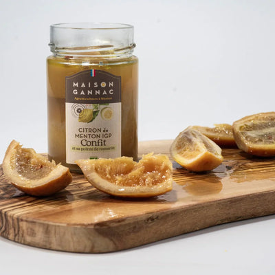 Citron de Menton Confit IGP BIO - Sel & Romarin
