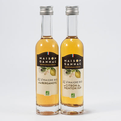 Duo de vinaigres BIO aux agrumes