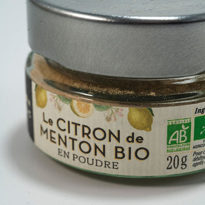 Le Citron de Menton IGP BIO en poudre