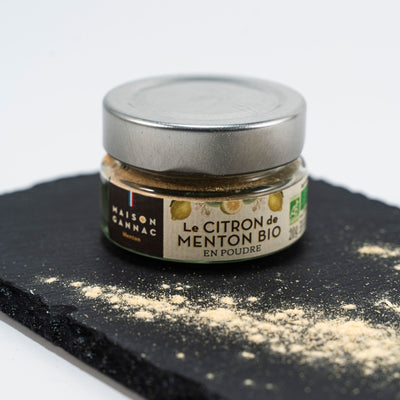 Le Citron de Menton IGP BIO en poudre