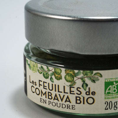 Les feuilles du combava BIO en poudre