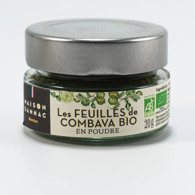 Les feuilles du combava BIO en poudre