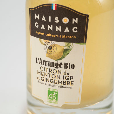 L'Arrangé Bio au Citron de Menton & Gingembre