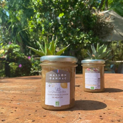 Chutney Bio Oignon rose et Citron de Menton