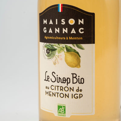 Sirop Bio - Citron de Menton IGP