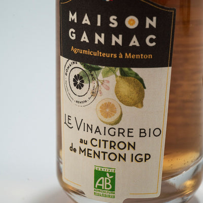 Vinaigre BIO - Citron de Menton IGP