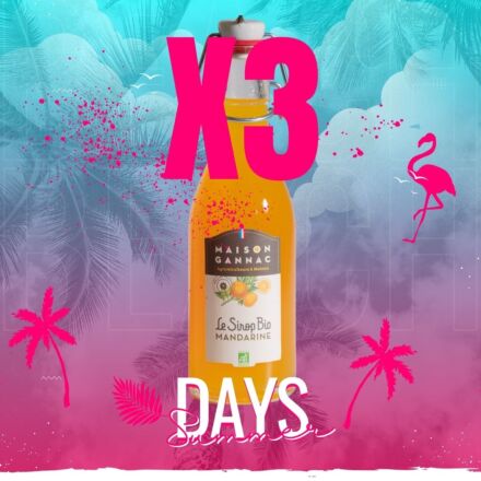 Summer-Sirop Bio de Mandarine x 3 