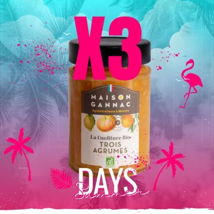 Summer-Confiture Bio aux Trois Agrumes x 3