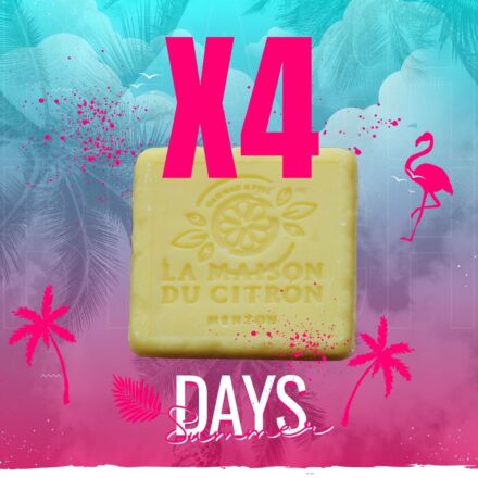 Summer-Savon au Citron x 4