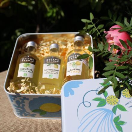 Coffret - Trio de liqueurs (Citron de Menton, Yuzu, Citron Vert) 