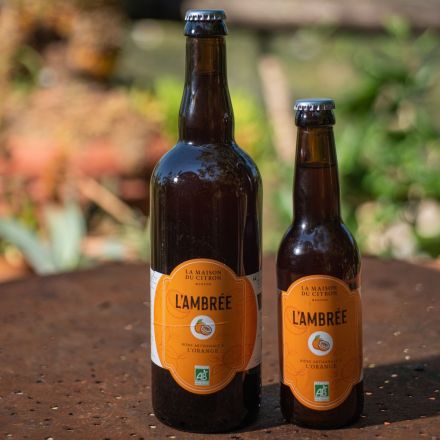 Bière Ambrée à l'Orange Bio 