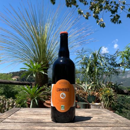 Bière Ambrée à l'Orange Bio