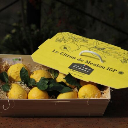 Bourriche de 2kg de Citrons de Menton IGP premium