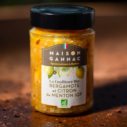 Confiture Bio de Bergamote et Citron de Menton