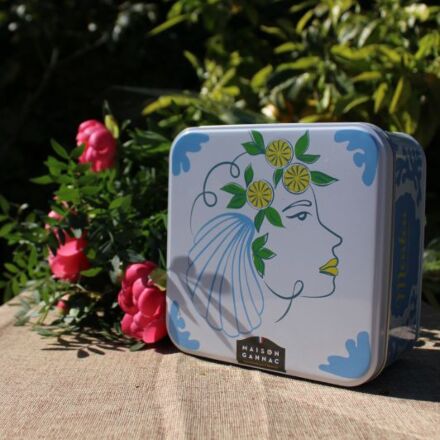 Coffret à composer - Boîte métal illustrée Menton 