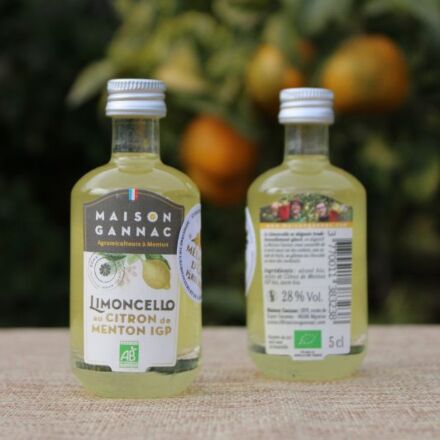 2 bouteilles : Limoncello Bio au Citron de Menton 5cl