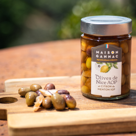 Olives de Nice AOP et Citron de Menton 