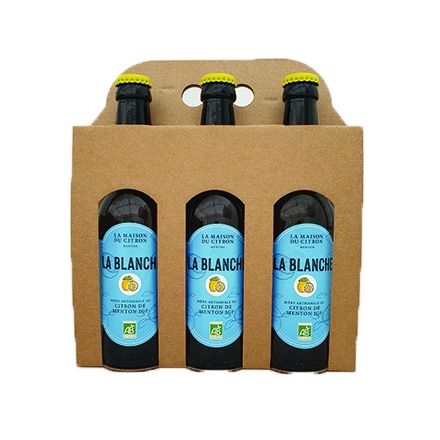 Pack bière blanche au Citron de Menton Bio x3